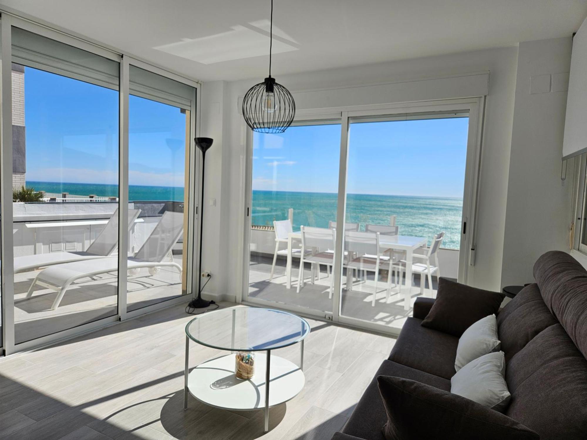 Fantastico Duplex Con Vistas Impresionantes Al Mar Appartement Peñíscola Buitenkant foto