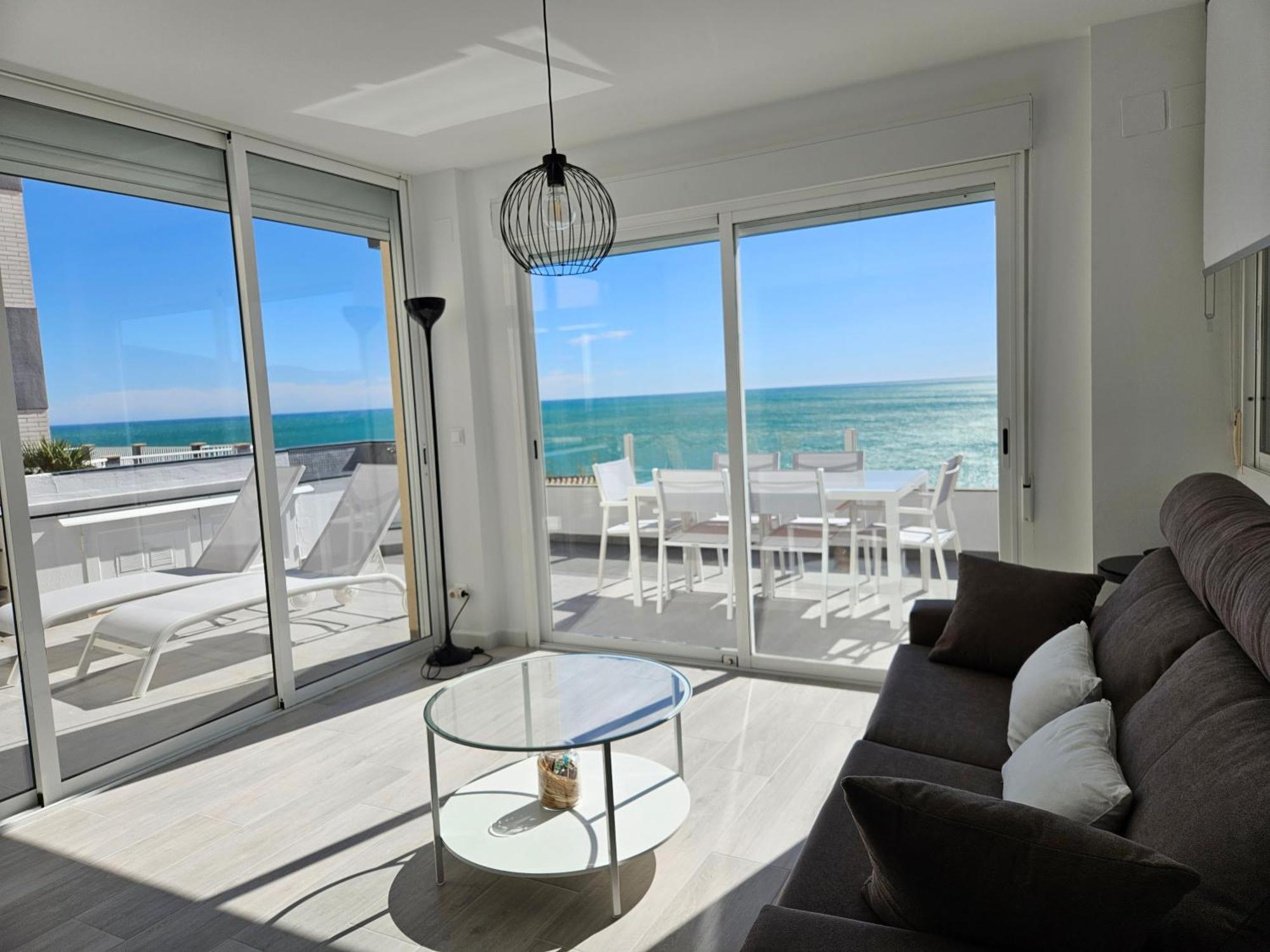 Fantastico Duplex Con Vistas Impresionantes Al Mar Appartement Peñíscola Buitenkant foto