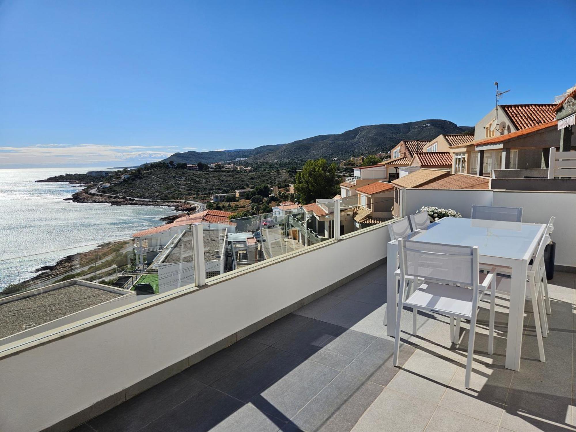 Fantastico Duplex Con Vistas Impresionantes Al Mar Appartement Peñíscola Buitenkant foto