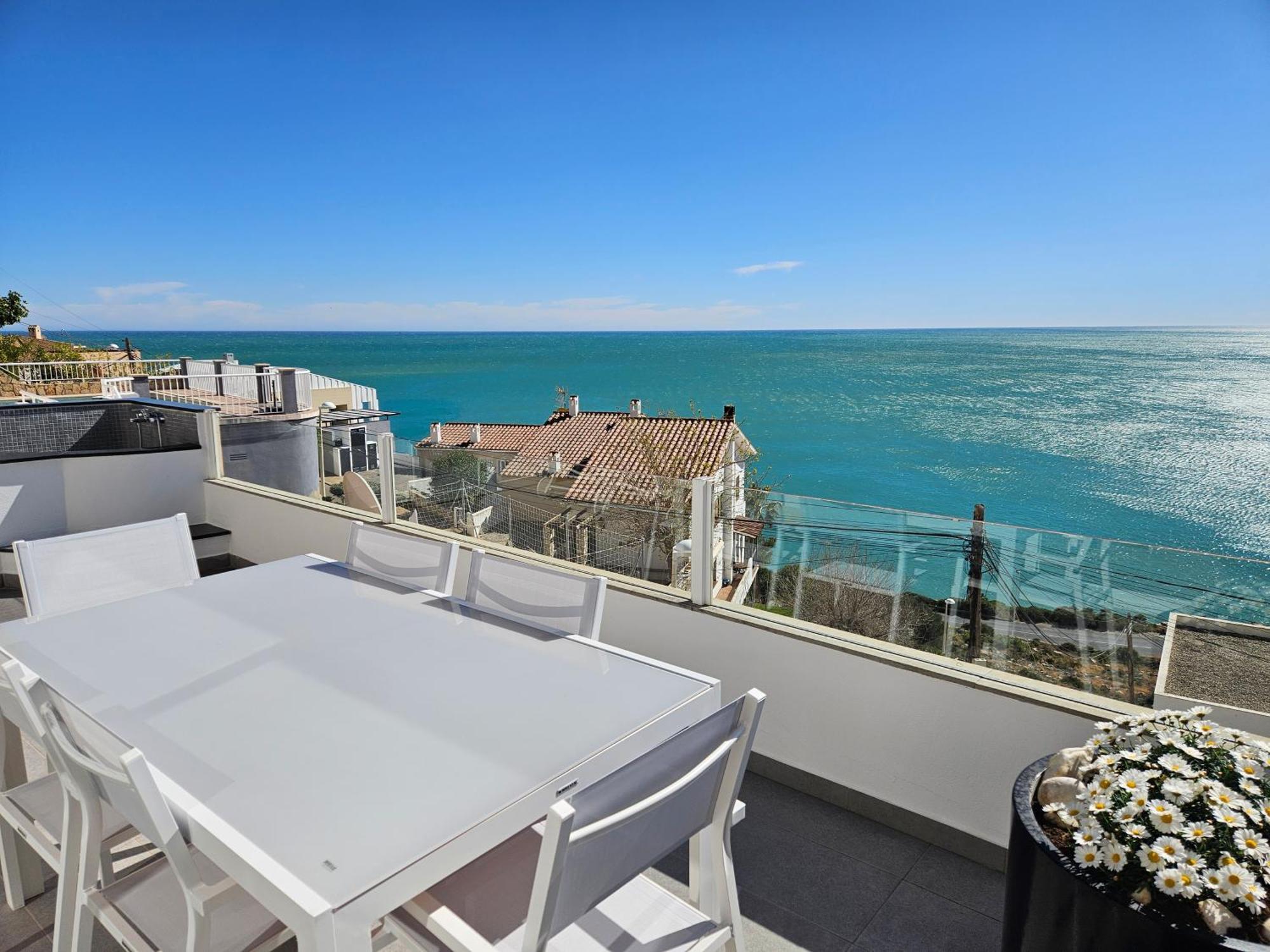 Fantastico Duplex Con Vistas Impresionantes Al Mar Appartement Peñíscola Buitenkant foto
