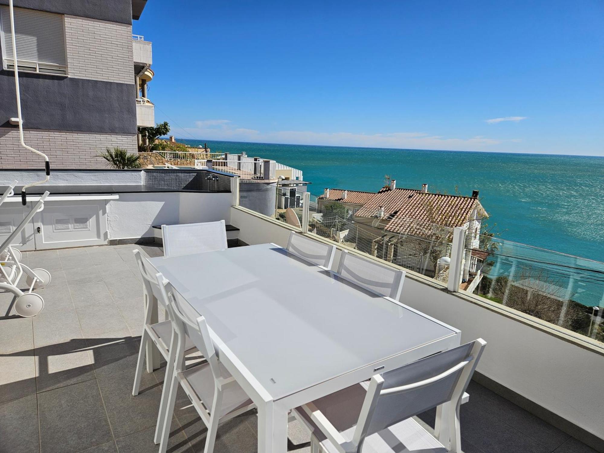 Fantastico Duplex Con Vistas Impresionantes Al Mar Appartement Peñíscola Buitenkant foto