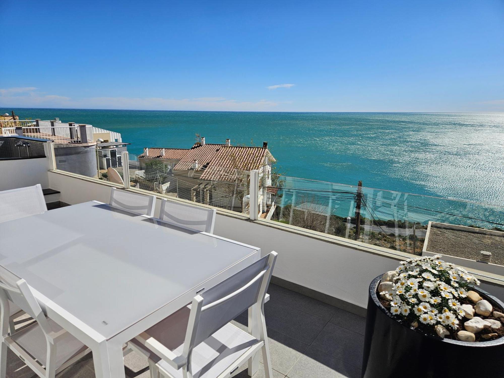 Fantastico Duplex Con Vistas Impresionantes Al Mar Appartement Peñíscola Buitenkant foto